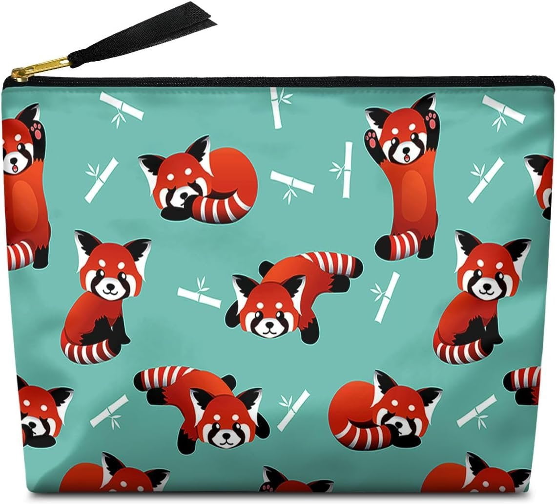 Cute Makeup Bag for Purse Bags for Women Funny Smooth Zipper Travel ...
