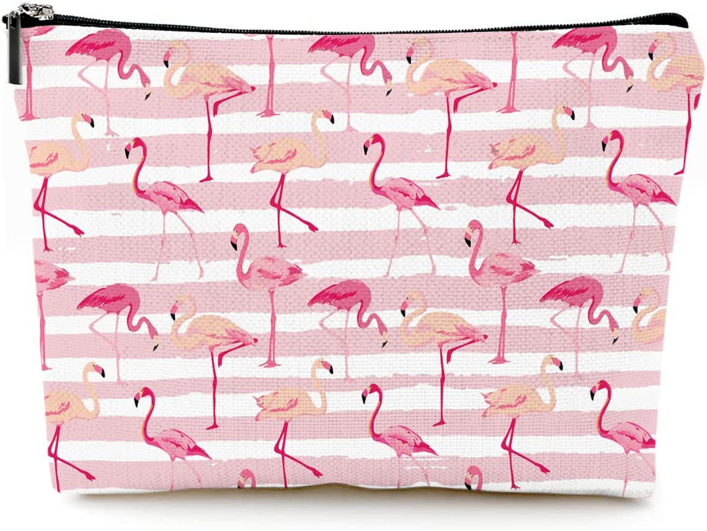 Cute Makeup Bag for Purse Canvas Waterproof Funny Cosmetic Bags for