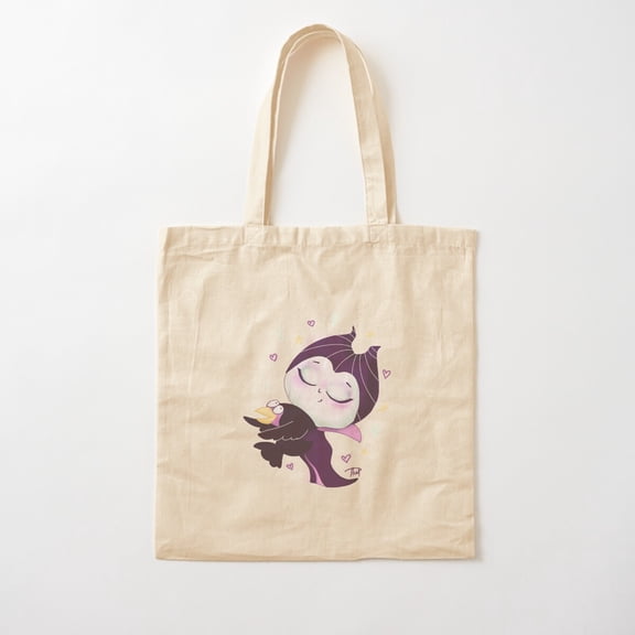 Cute Maleficent Cotton Tote Bag Canvas Tote Bag, Family Gift For Mother, Her
