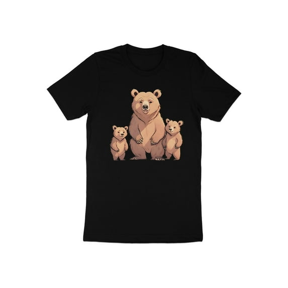 Cute Mama Bear and Cubs Family Mom Mother Gift Women Wife T-Shirt Mom Mother Bear Cubs Birthday Holiday Presents Men Women Kids Tshirt