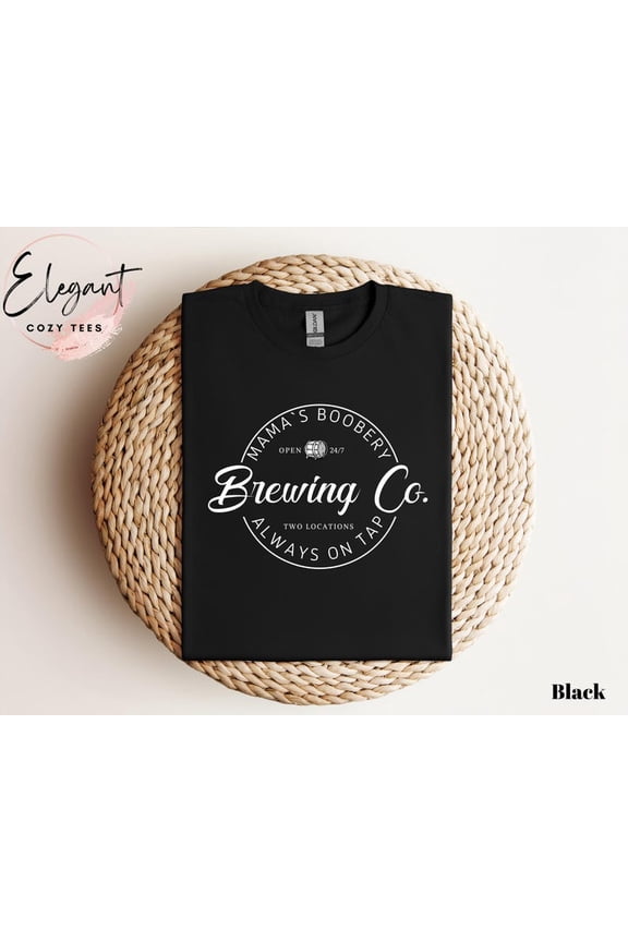 Cute Mama’S Boobery T-Shirts, Funny Breastfeeding Mom T-Shirt, Mom Graphic Tee Shirt, Perfect Gifts For Beer Enthusiasts, Funny New Mom Gift