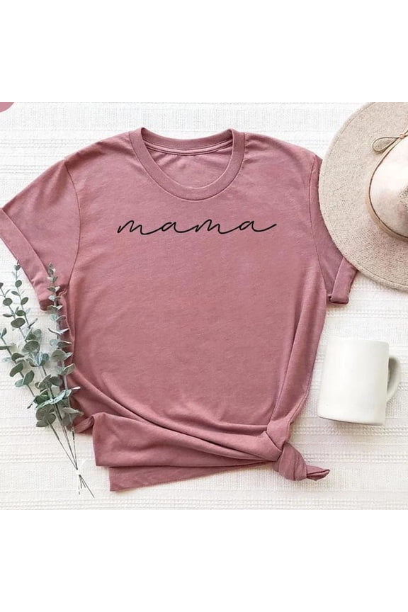 Cute Mama Shirt For Moms, Mommy Life Tee, Trendy T-Shirt For Mom, Mother'S Day Gift Idea, Cool Mom Graphic Tee, Casual Shirt For Mom TSHIRT All Size S-5XL