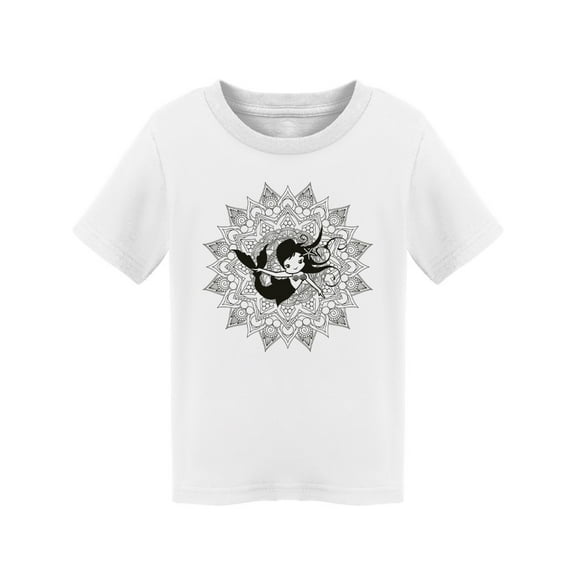 Cute Mandala Mermaid T-Shirt Toddler -Image by Shutterstock,  3 Toddler