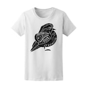 Cute Mandarin Duck T-Shirt Women -Image by Shutterstock, Female Medium