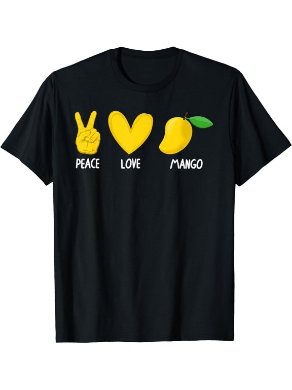 Cute Mango Design For Men Women Tropical Fruit Mango Lover T-Shirt