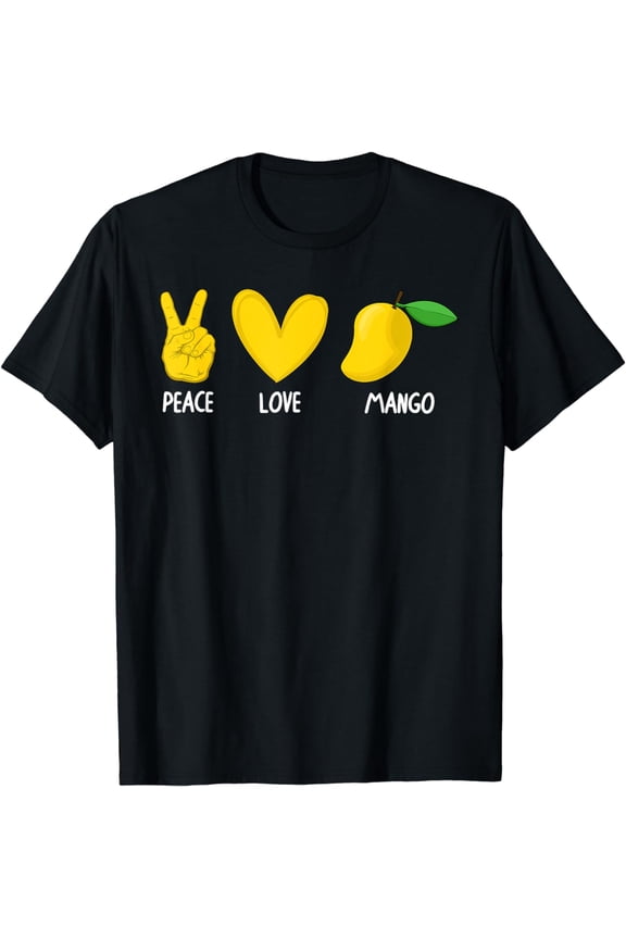 Cute Mango Design For Men Women Tropical Fruit Mango Lover T-Shirt