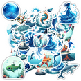thumbnail image 1 of Cute Marine Stickers Ocean Life Animals Kids Stickers Toy for Suitcases Fridge Laptops, 1 of 9