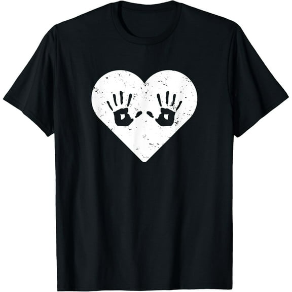 Cute Massage Therapist Hands Heart Graphic T-Shirt