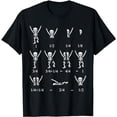 thumbnail image 1 of Cute Math Teacher Equation Skeleton Math Students Halloween T-Shirt, 1 of 5