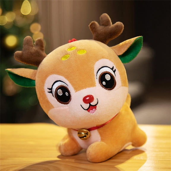 Cute MeeMeow Elk Cat Stuffed Animals Plushie Collection of Cats Plush Toy for Kids Fans Birthday