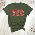 thumbnail image 1 of Cute Melon Watermelon Slices Shirt, Vacation Season Tee, Fruit Lovers T-Shirt, Hawaiian Shirt, Watermelon Summer Vibes T-Shirt, Melon Shirts, Full Size S-5XL, 1 of 5