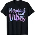 thumbnail image 1 of Cute Mermaid For Women Girls Mythical Creature Mermaid Lover Shirt Unisex S-5XL Hot Trending Shirt, Vintage Birthday Gift, 1 of 2
