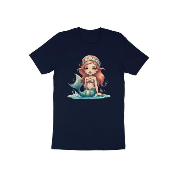 Cute Mermaid Lover Gift for Adult Men Women Kids Girls Boys T-Shirt Ocean Sea Mermaid Lover Birthday Holiday Presents Men Women Kids Tshirt