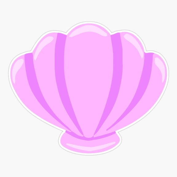 Cute Mermaid Shell Sticker