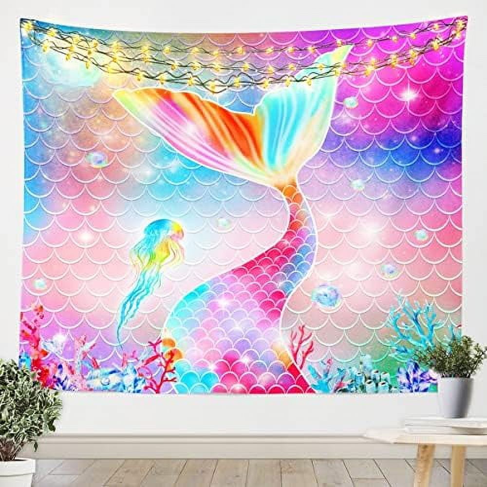 Mermaid wall tapestry new arrivals