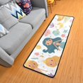 Cute Mermaids and Friends Hallway Runner Rug 2' X 6' Area Rug NonSlip