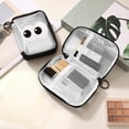 thumbnail image 1 of Cute Mesh Makeup Pouch, Waterproof Cosmetic Bag, Portable Travel Case, Separate Compartments and Built In Key Ring for Lipstick Storage, Beauty Travel, and Daily Organization., 1 of 6