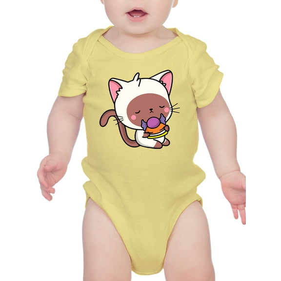 Cute Mewmmie W Cookies. Bodysuit Infant -Image by Shutterstock,  12 Months