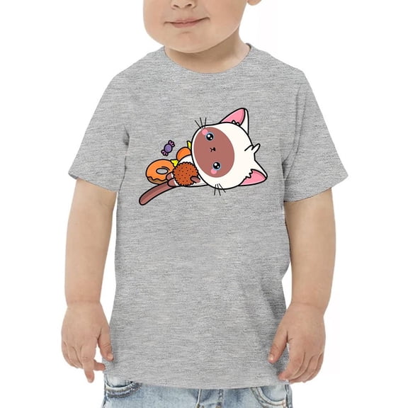 Cute Mewmmy With Cookies T-Shirt Toddler -Image by Shutterstock, 3 Toddler