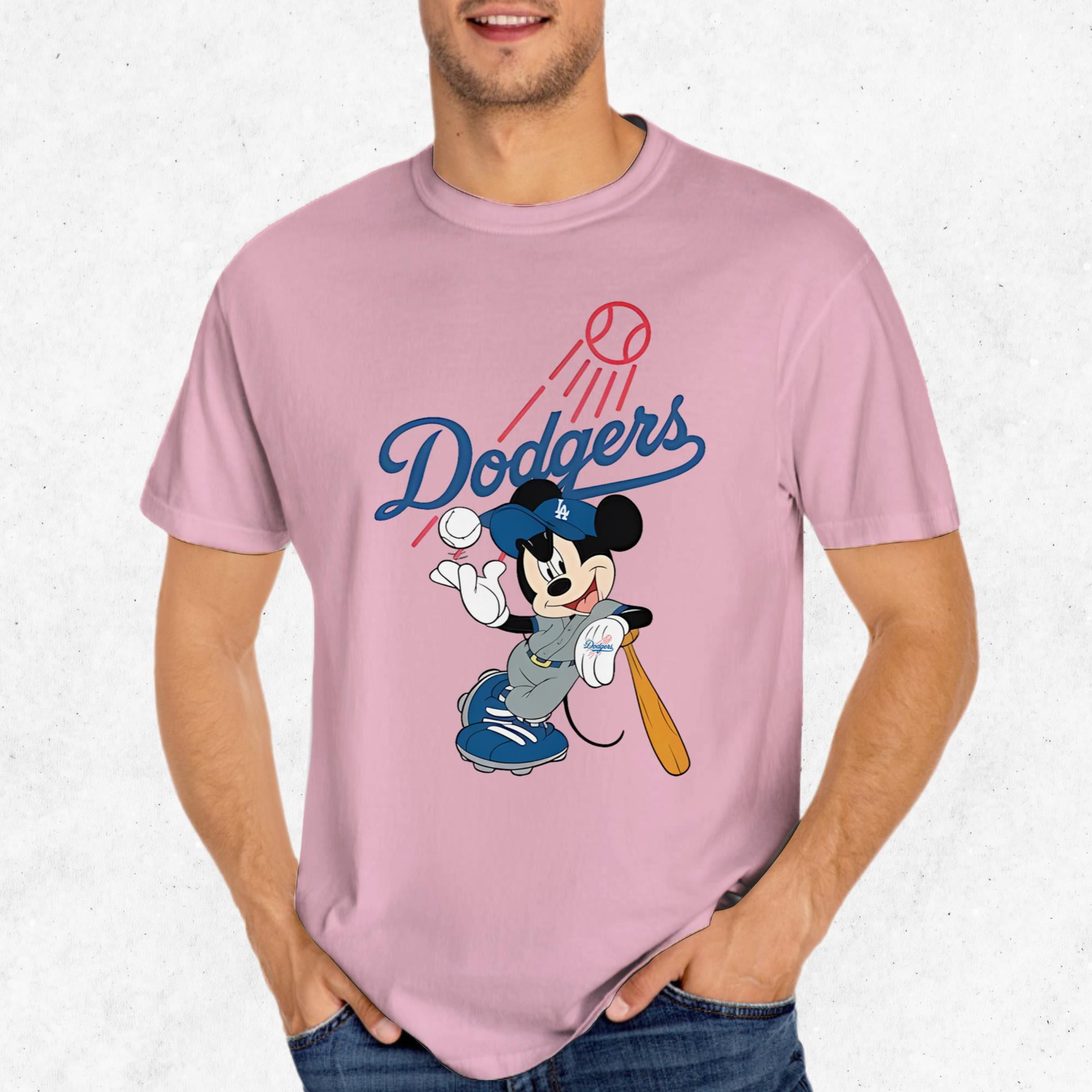 Cute Mickey Mouse Dodgers T Shirt Fun and Stylish Design Unisex All Size Walmart