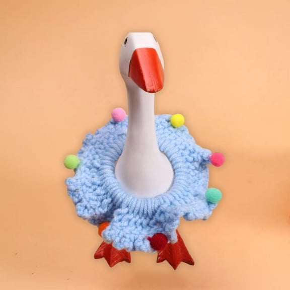 Cute Mini Desktop Goose, Blue Decorative Ornament, Home Office Desk Decoration For Kids S