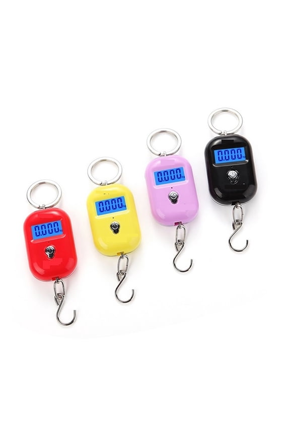 Cute Mini Digital Scale For Fishing Luggage Travel Weighting Keychain Hanging Electronic ,Easy to Operate