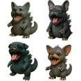 thumbnail image 1 of Cute Mini Dog Monster Figurine – 3 Inch Resin Collectible Decor, 1 of 9