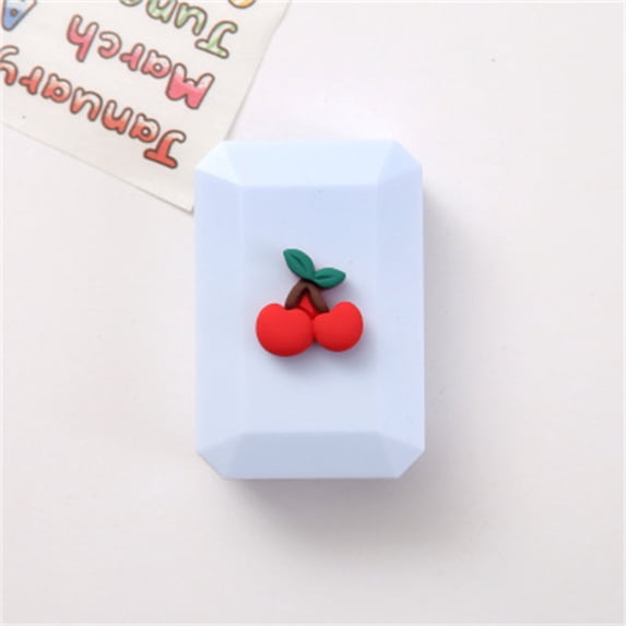 Cute Mini Fruit-Shaped Travel Contact Lens Case With Mirror, Includes Applicator, Tweezer & Double Case - 1 Set, Travel Outdoor Cute Mini Fruit Shape Storage C^Ontact L^Ens Holder Makeup Organizers