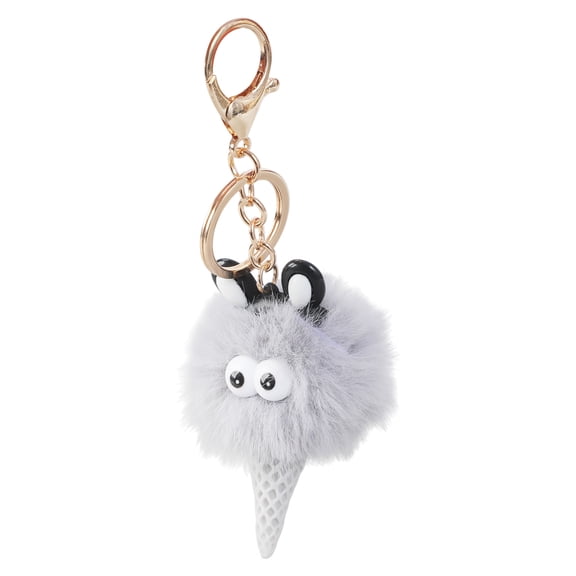 Cute Mini Ice Cream Keychain Keyring Gift Carnival Prizes for Kids Schoolbag