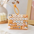 thumbnail image 1 of Cute Mini Keyboard Fidget Toy Keychain, Press Sensory Stress Relief Toy with Click Sounds and Keyring, for Bag Pendant Backpack Decoration Gift and Anxiety Relief, 1 of 6