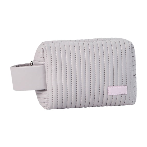 Cute Mini Makeup Bag Quilted Cosmetic Pouch For Women Small Travel Beauty Handy Zipper Organizer
