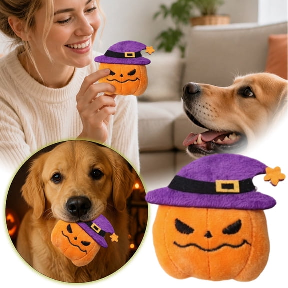 Cute Mini Pumpkin Plush Halloween Decorations Stuffed Animal Doll Trick or Treat Supplies Halloween Party Gift for Girls Boys