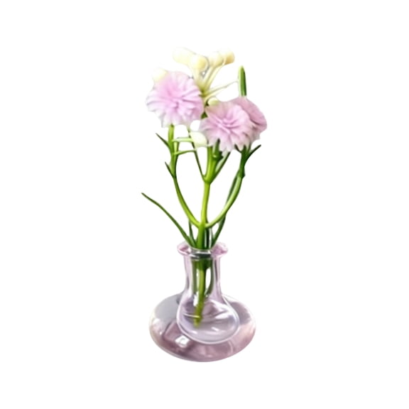 Cute Mini Vase Magnets for FridgeTiny Plant Glass Vases with Flowers Magnetic Refrigerator Decor for Kitchen Office Locker,G,1pc