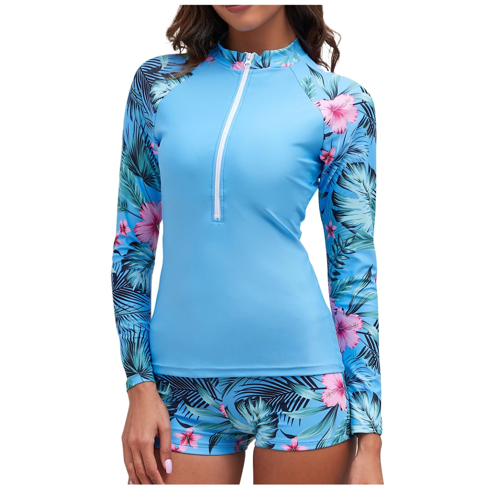 Cute Modest Swimsuits with Cover Up Plus Size Swimwear for Women 2024