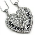thumbnail image 1 of Cute Mom Mother & Daughter Best Friend Mother's Day Heart Pendant Necklace Charm, 1 of 1