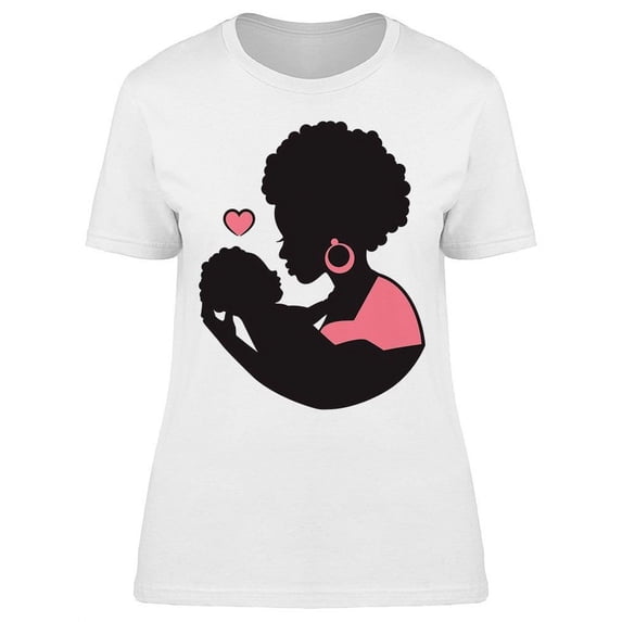 Cute Mom With Her Baby T-Shirt Women -Image by Shutterstock, Female 3X-Large
