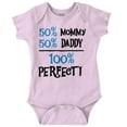 thumbnail image 1 of Cute Mommy and Daddy are Perfect Romper Boys or Girls Infant Baby Brisco Brands NB, 1 of 7