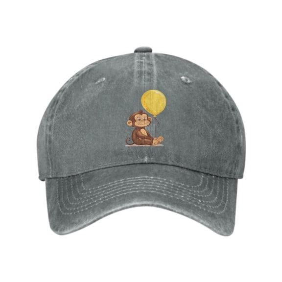 Cute Monkey Baseball Caps for Men Women Adjustable Casual Trucker Hats for Fishing Outdoor Activities Fashion Hats