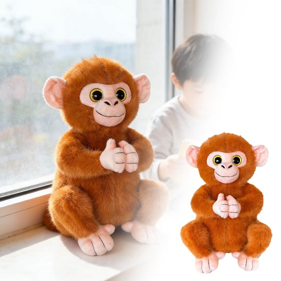 Cute Monkey Doll Soft Stuffed Animal For Kids Perfect For Home And Birthday Celebrations