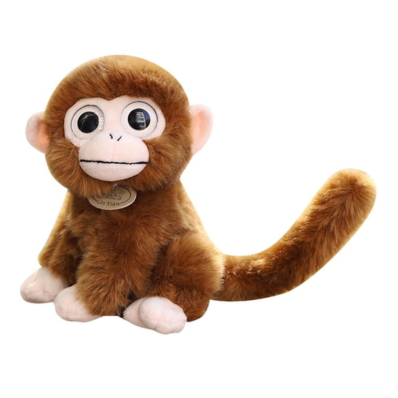 Cute Monkey Plush Stuffed Doll For Bedroom Decoration Birthday Gift For Boys And Girls