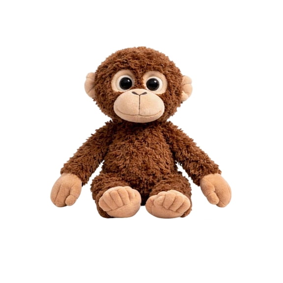 Cute Monkey Plush Toy Stuffed Animal Doll Soft Pillow For Children Girls Birthday Gift Sleeping Companion Adorable Monkey 10 Inch