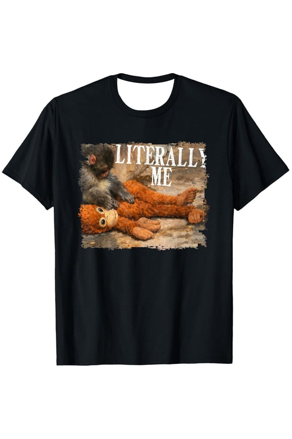 Cute Monkey Punch T-Shirt - Cotton Brave Team Punching Graphic Tee, Funny Baby Monkey Shirt for Women