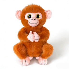 Cute Monkey Stuffed Animal-Soft Cuddy Plush Pillow Toy Realistic Monkey Plush Toy Gift for Bedtime & Playtime