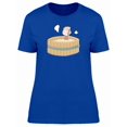 thumbnail image 1 of Cute Monkey Taking Bath Cartoon Tee Women's -Image by Shutterstock, 1 of 1