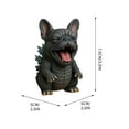 thumbnail image 1 of Cute Monster Dogs, Funny Dog Figurine Home Decor, Handmade Dog Sculpture for Home Office Desktop Bookshelf, Monster Puppy Statue Memory Gifts for Pet Lovers, 1 of 5