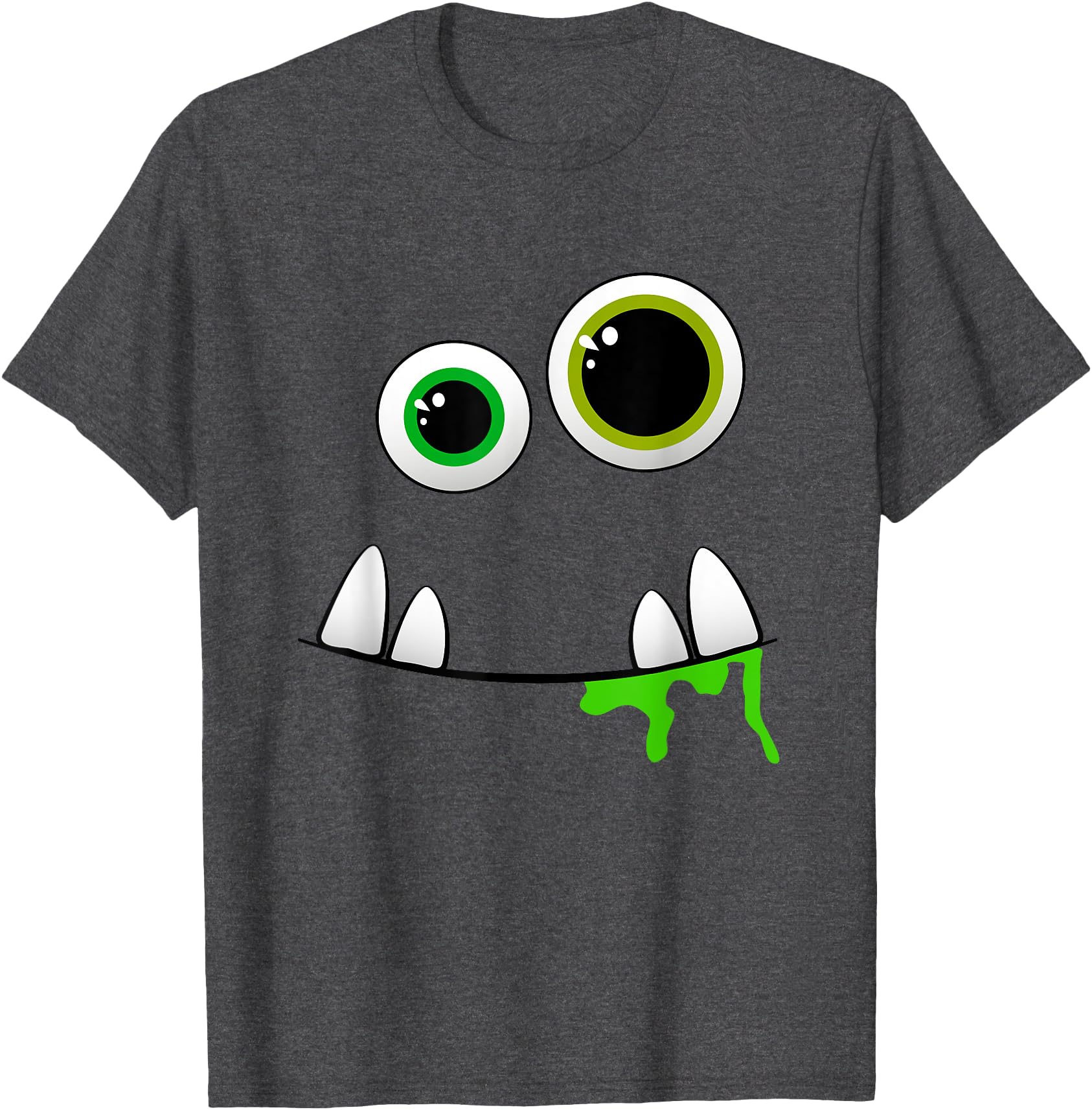 Cute Monster Face Halloween Group Costume Gift TShirt for Men Women