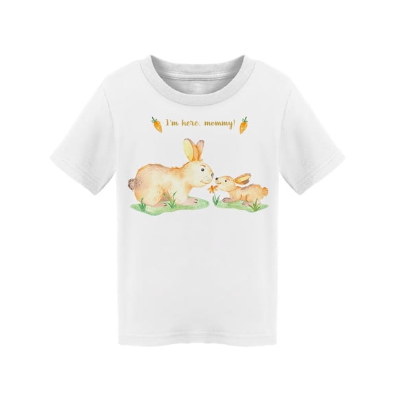 Cute Mother And Baby Rabbit T-Shirt Toddler -Image by Shutterstock,  3 Toddler