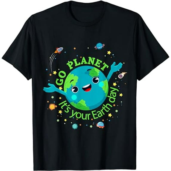 Cute Mother Earth Day Save Our Planet Women Girl Kids T-Shirt