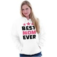 thumbnail image 1 of Cute Mothers Day Best Mom Ever Mommy Women Plus Size Graphic Pullover Hoodie Brisco Brands 2X, 1 of 3