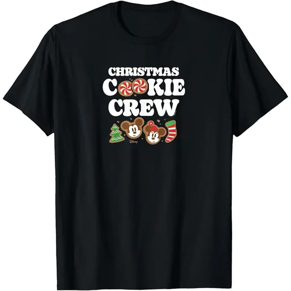 Cute Mouse Duo Cookie Crew Holiday Baking Festive Unisex T-Shirt, up to size 5XL